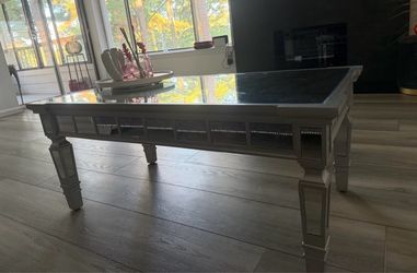mirrored coffee table