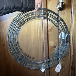 Lot Of  8 Wire Wreaths For Crafting 