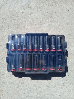 Milwaukee Deep Impact Socket Set with Case