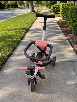 5-in-1 Kids Balance Bike / Tricycle with Parent Push Handle & Safety Bar, TR008 by Newyoo