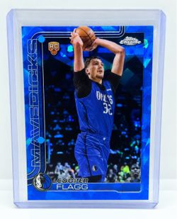 Cooper Flagg Topps Chrome RC Sapphire