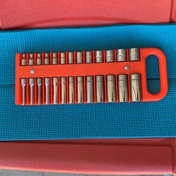 Snap On Shallow & Deep Sockets From 4 Millimeters To 15 