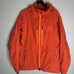 AK Burton Gore-Tex Swash Jacket Mens Small Fiesta Red *FLAWS*