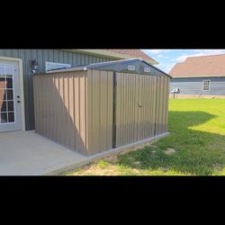 Metal outdoor storage shed 8 ft x12 ft