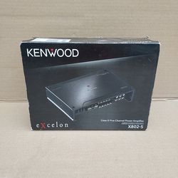 KENWOOD EXCELON 5 CHANNEL 1600W CAR HIGH PERFORMANCE AMPLIFIER HTF HTFX802-5 NIB