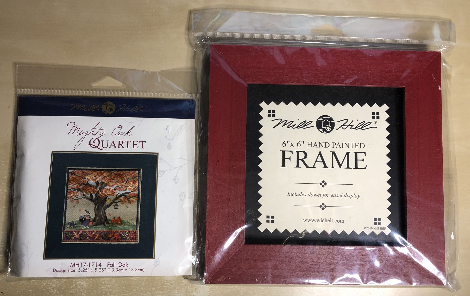 Mill Hill cross stitch + frame