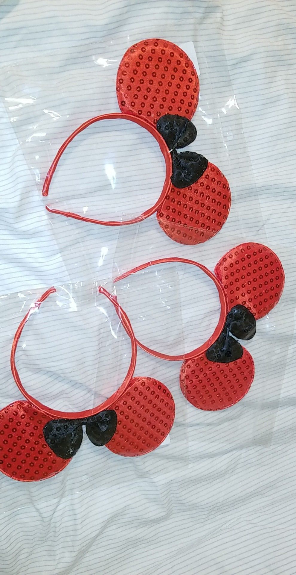 Red Minnie mouse ears