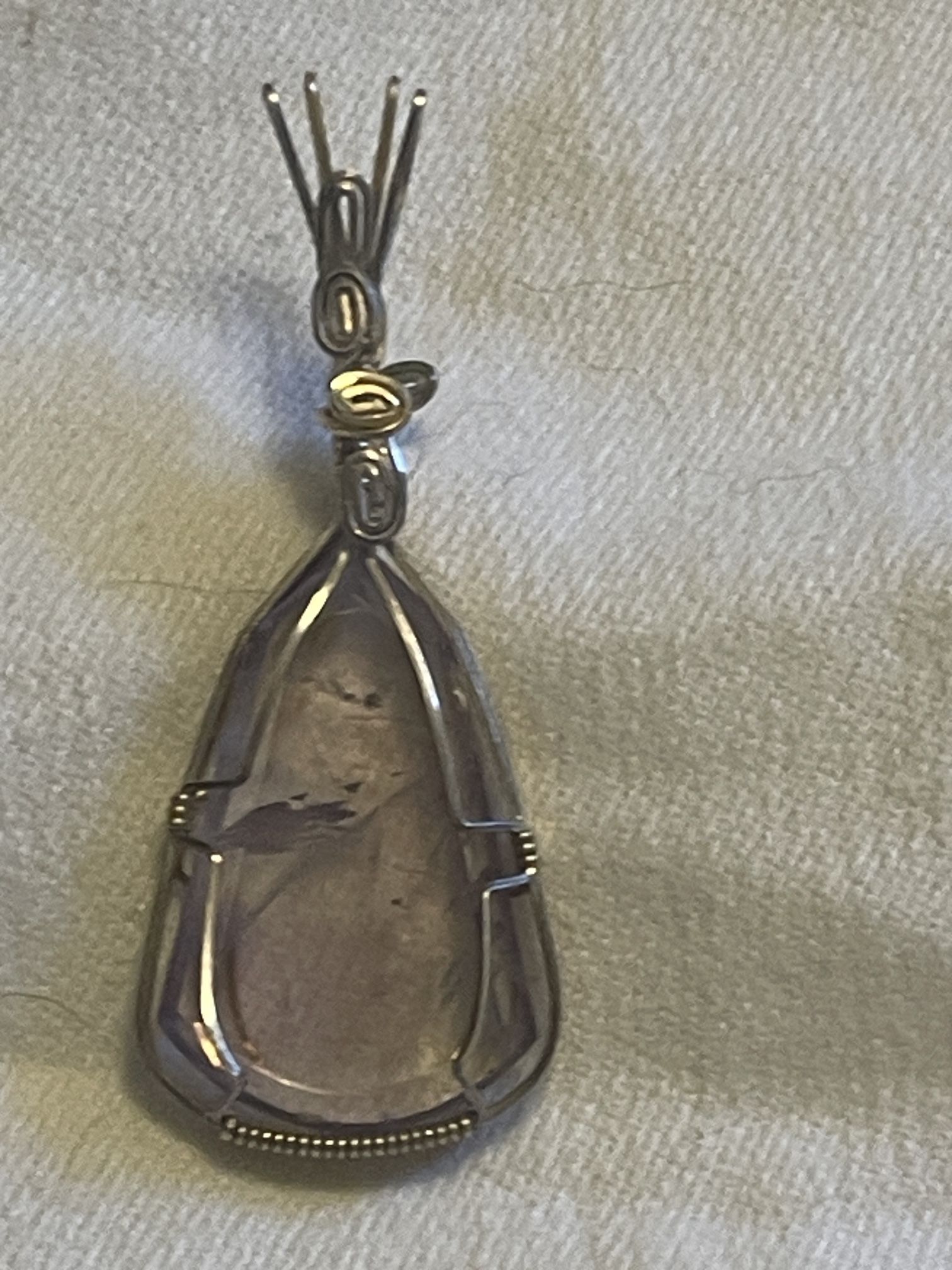 Vintage Wire Wrapped Pendant 