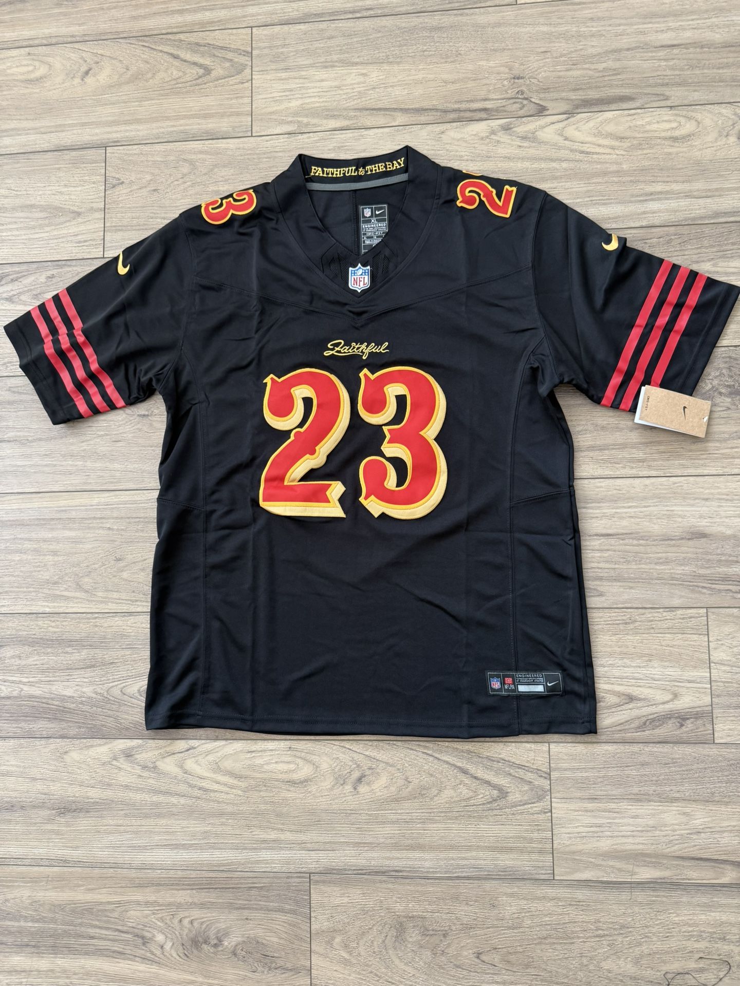 New 49ers Christian Mccaffrey Rivalry Stitched Jersey, S To 4xl