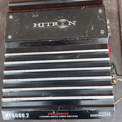 AMPLIFICADOR AMPLIFIER 2 CHANELS GOOD CONDICIÓN ABLO ESPAÑOL 