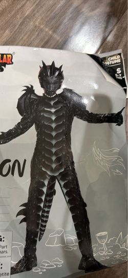 Black dragon costume 5-7