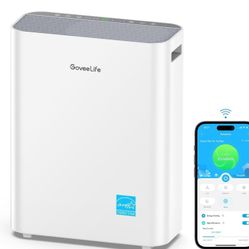  Life Smart Air Purifiers for Home Large Room, H13 True HEPA Air Purifiers for Pets 