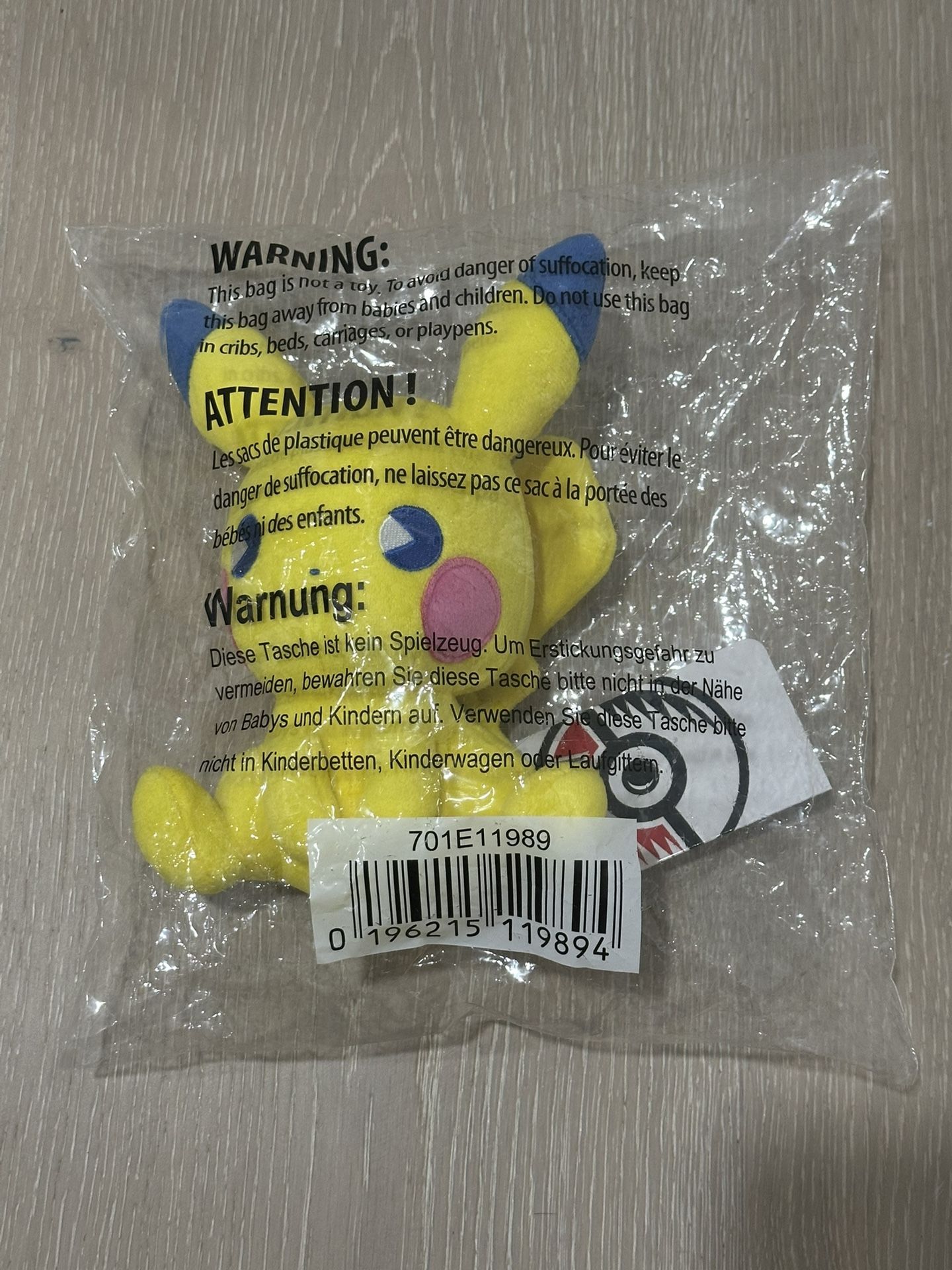 POKEMON Pikachu Soda Pop Plush POKEMON CENTER