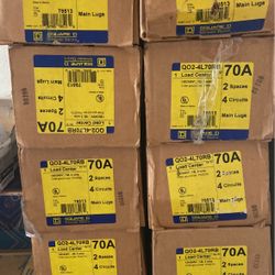 Square D QO2-4L70RB Series 3 70 Amp Load Center