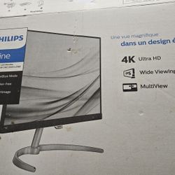 Philips 27" 4k Monitor  3840 x 2160  Resolution 