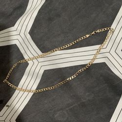 14k solid yellow gold cuban curb chain 22 inches