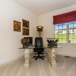 Elegant Lion Pedestal Glass Table + Corner Lamp + Accent Tables – 4-Pieces