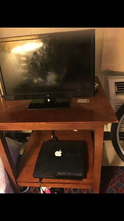 ps3 with games and controllers