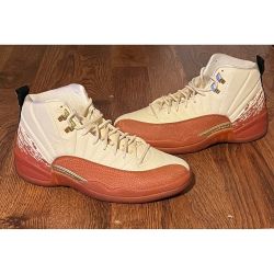 Air Jordan 12 XII Retro Out the Mud Cream Orange Men's 11.5