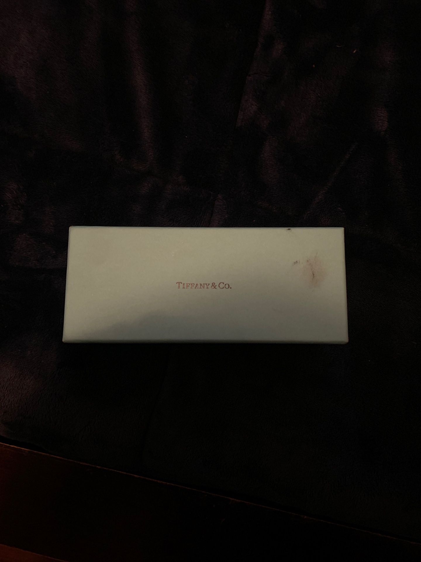 Tiffany and co glasses case with box