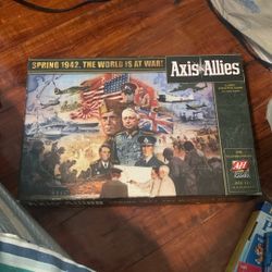 Complete Axis & Allies Spring 1942 World War II Board Game Strategy Game