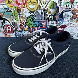 Vans canvas navy blue 