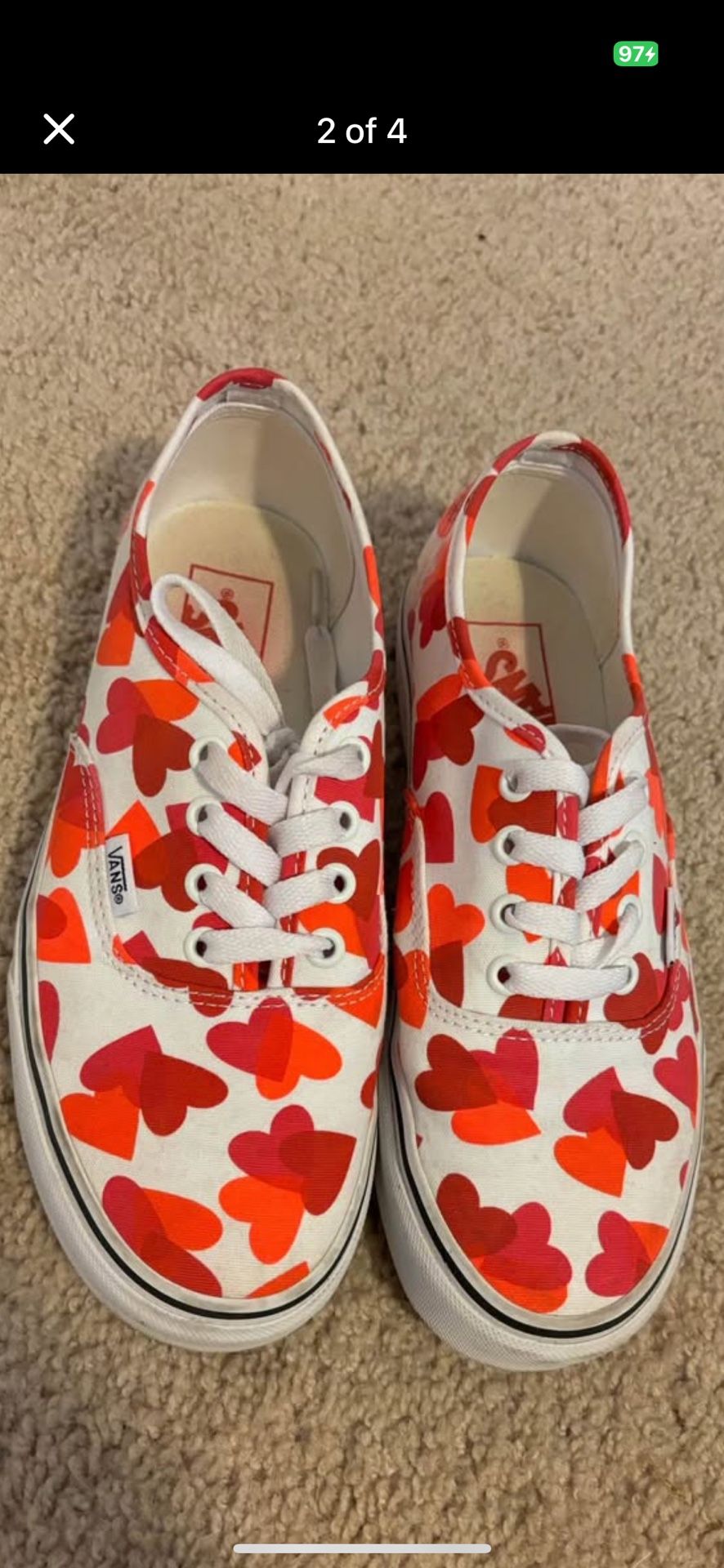 Heart vans! 7.5
