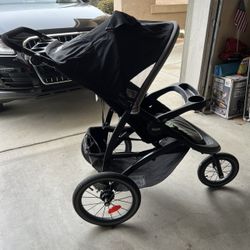 Kitchen Items And Jogging Stroller. 
