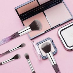 10pc Quartz Makeup Brush Set