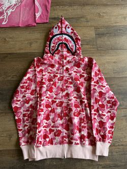 Bape Hoodie Pink 