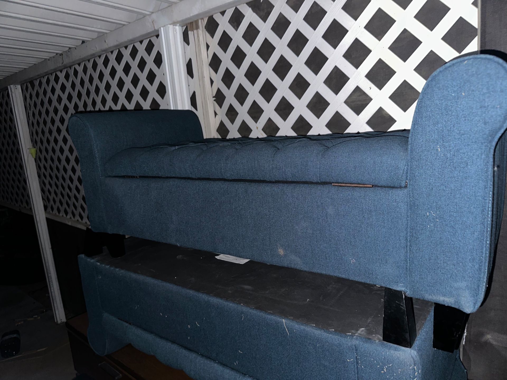 Storage ottoman bench