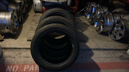 225/55/18 Tires x3 Tread 90%