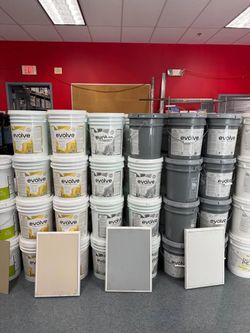 5 Gallon Wall Paint Buckets - Interior Latex Paint - Low Odor, Zero VOC, Eco Friendly