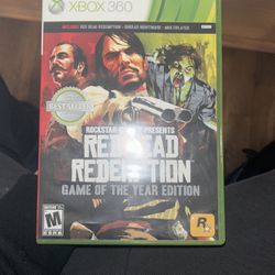 Red Dead Redemption Game Of The Year Edition Xbox 360 (2 Disc) Original Poster