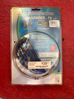 Moving sale Camcorder to TV audio/video cable