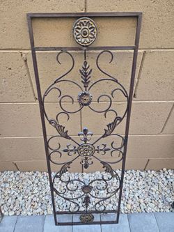 Metal wall art