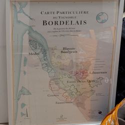 Wine Map of Bordeaux