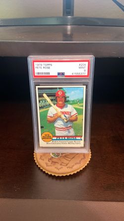 1979 Topps Pete Rose Record Breaker PSA 9