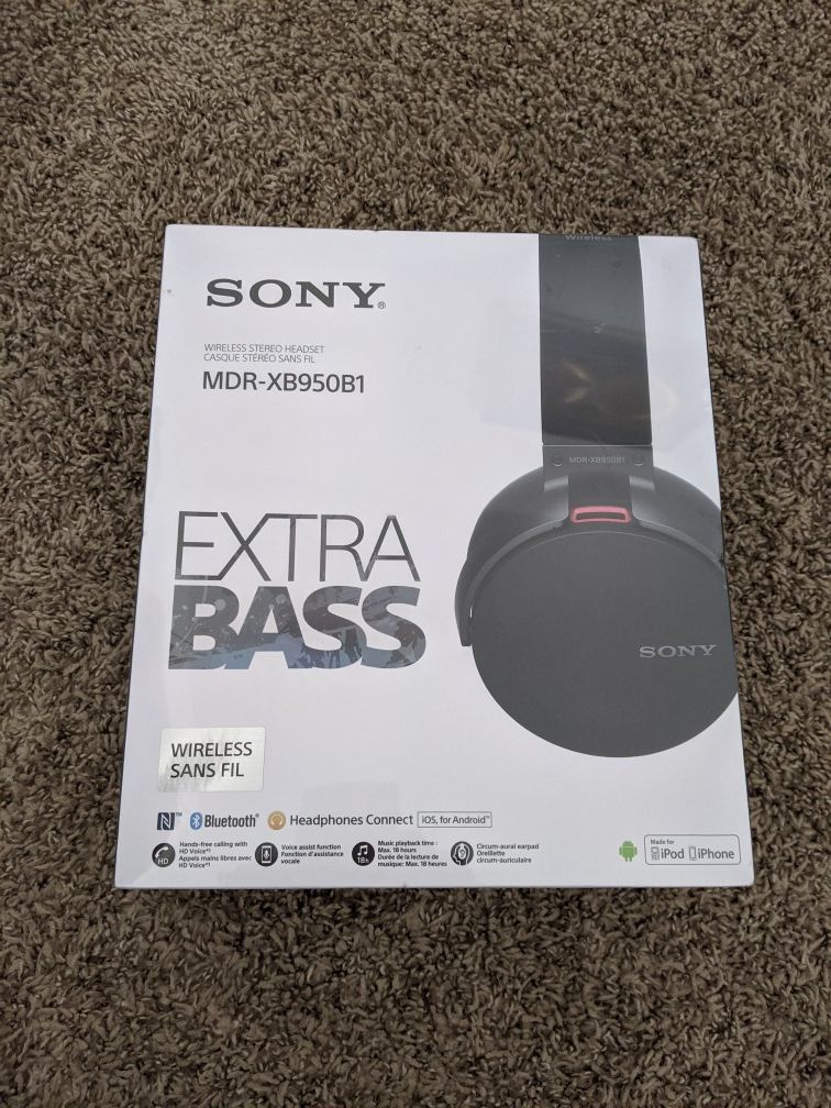 Sony BluTooth headphones