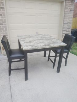 One Table And Two Chairs