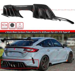 23-26 Honda Civic Type-R Real Carbon Fiber Rear Bumper Diffuser