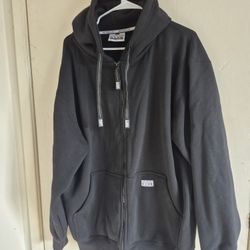 PRO CLUB BLACK 2 SET MEN'S HEHEARYWEIGHT FULL ZIP FLEECE HOODLE SIZE XL