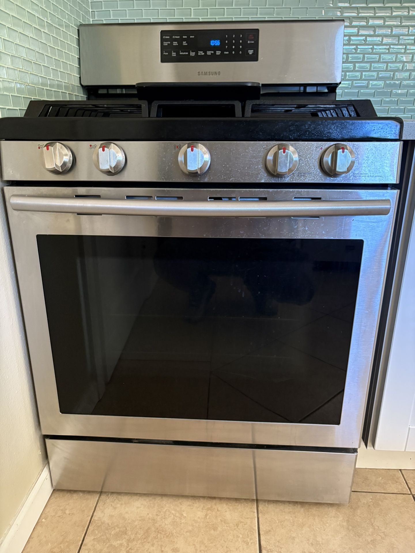 Samsung 30" Stainless Steel Gas Range