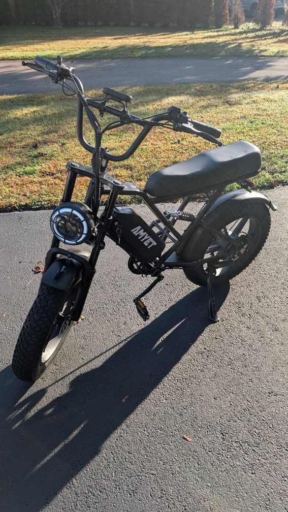 New Electric Bike, 20", 48V 20Ah 32MPH Ebike, 1500w Full Suspension, fully assembled