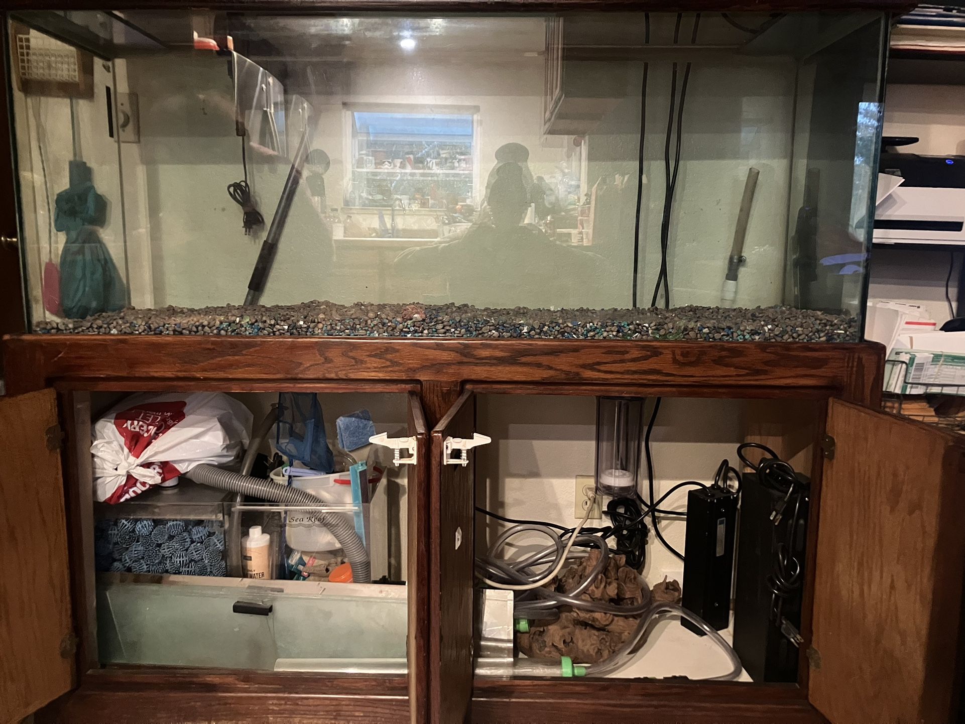 Hundred gallon fish tank