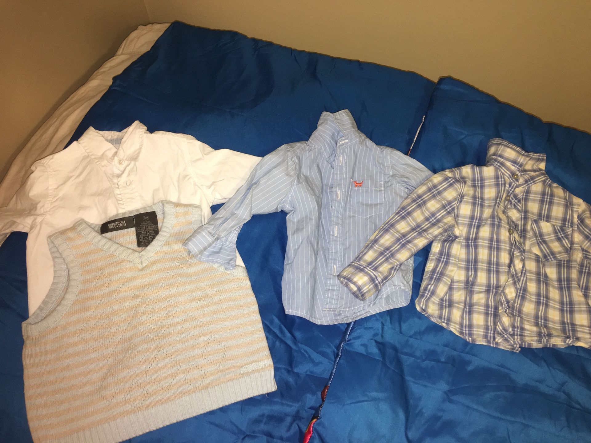 Toddler boys dress shirts 12-24 months