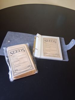 Seed Organizer With Binder