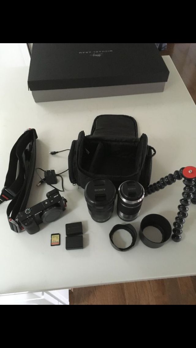 Sony a6000 with Lens and Accessories