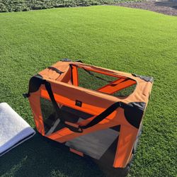 Travel Foldable Large Dog Crate 