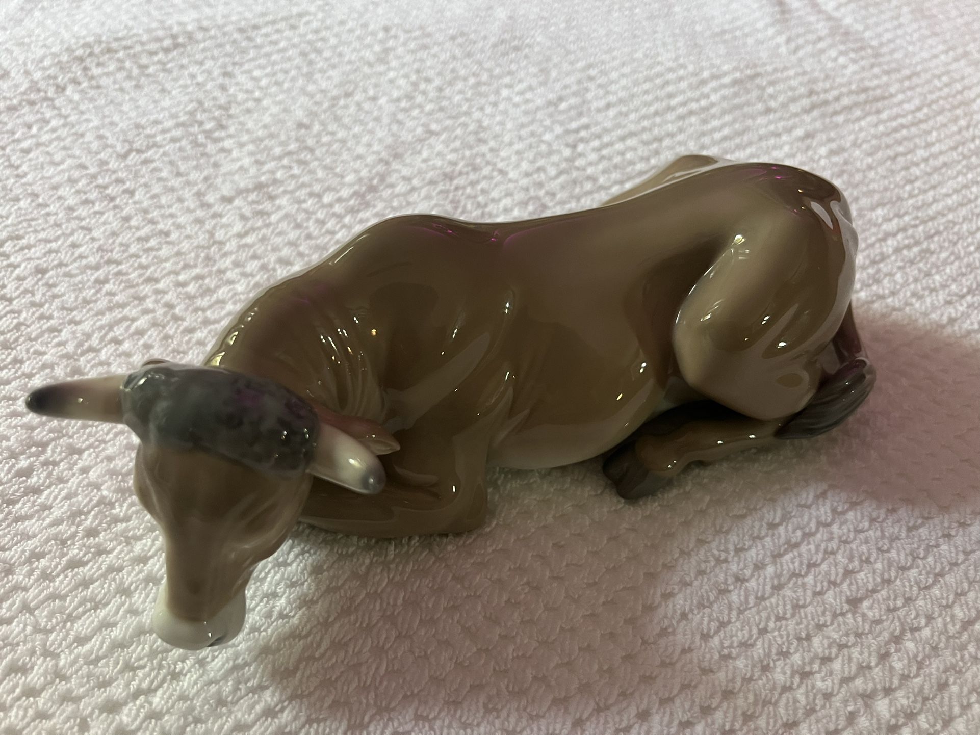 Lladro Ox Porcelain Nativity Figurine {Approximately 9”)